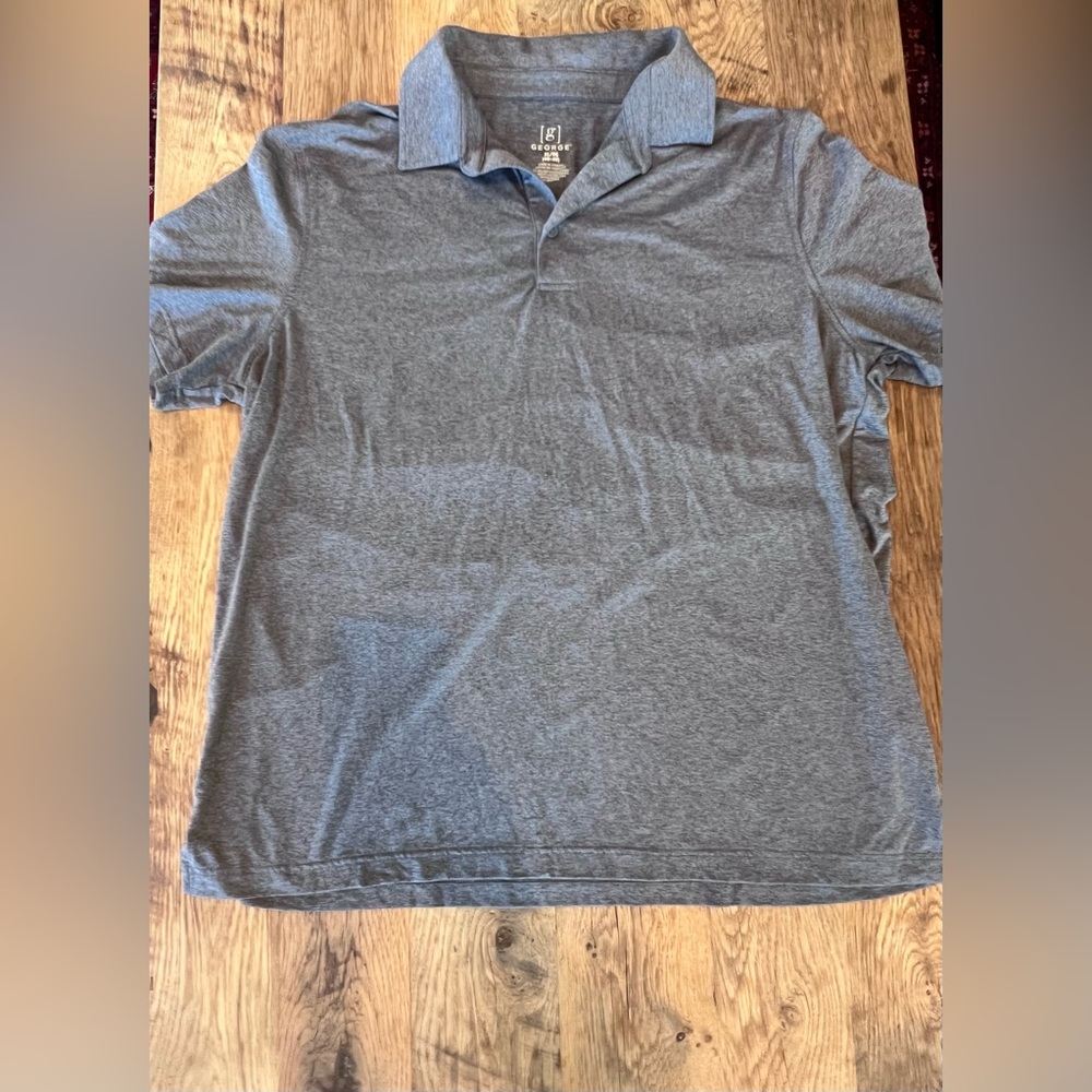 George Heather Gray Polo Shirt